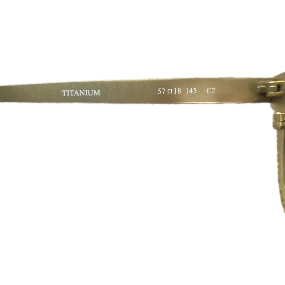 Authentic SEE Eyewear Model 2564 MatteGold Titanium GlassesSunglass Frames ITALY